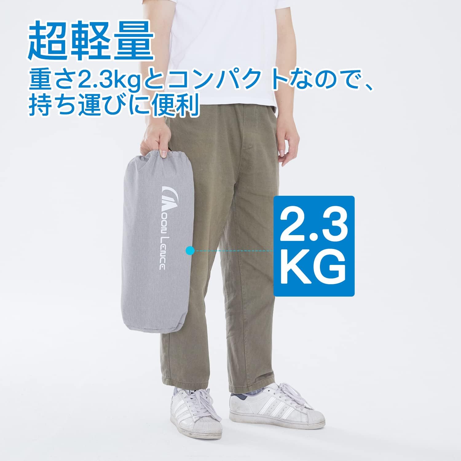 超軽量アウトドアベッド 折りたたみキャンプコット 収納ケース付き 160kg 耐荷重 防水通気性