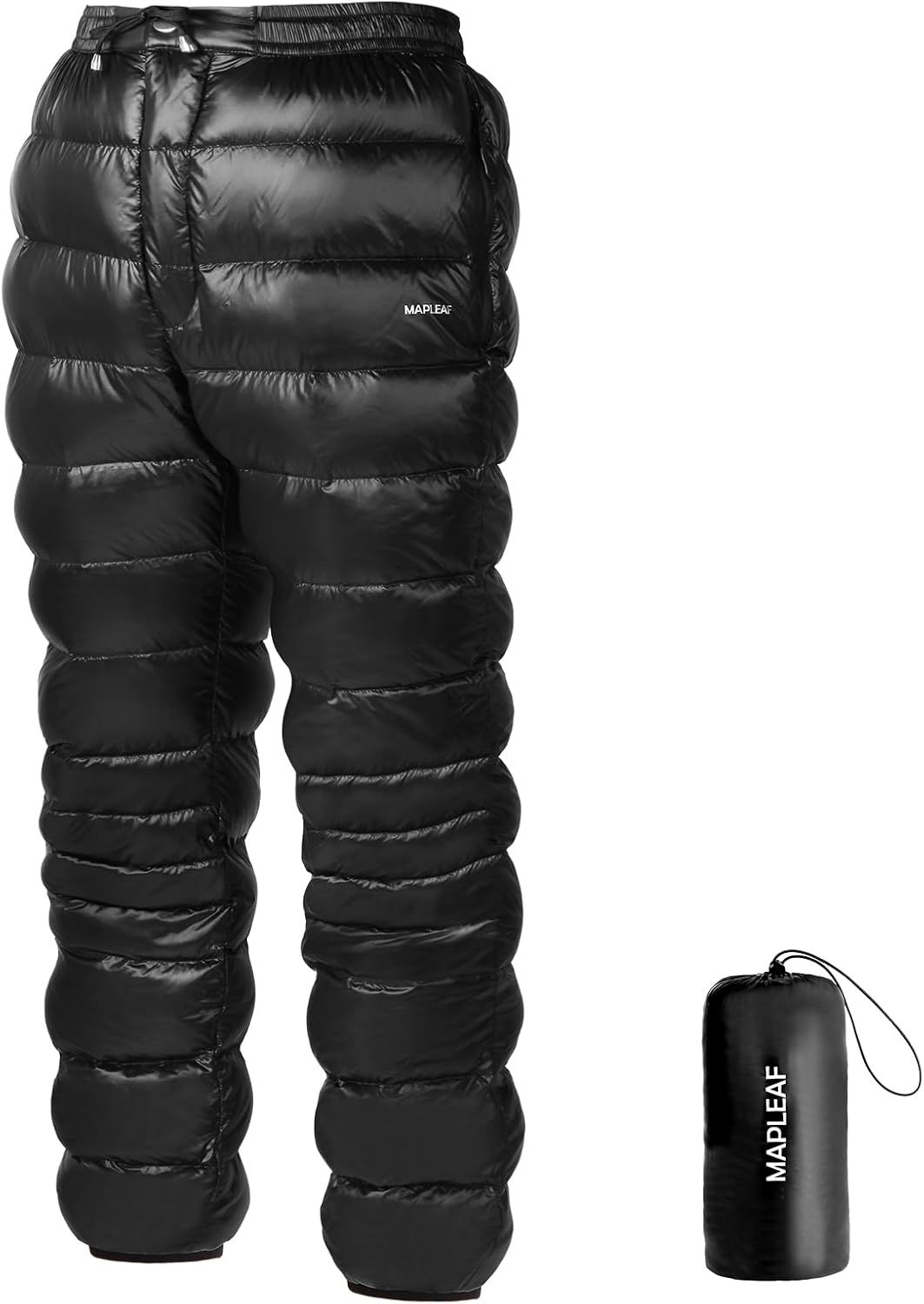 超軽量ダウンパンツ メンズ・レディース用 撥水・防風 収納袋付 - 冬登山・アウトドア用