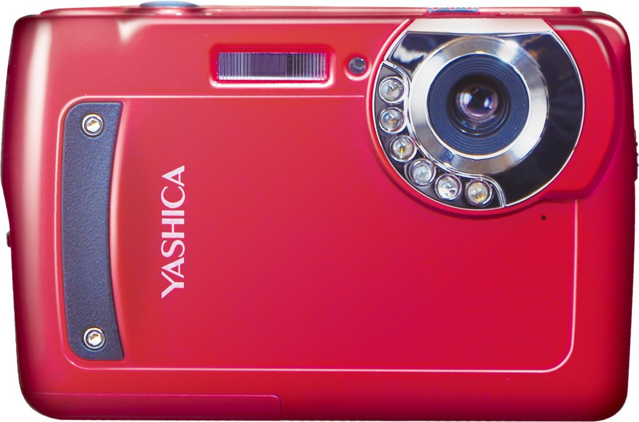 YASHICA 赤外線ナイトモード搭載 6×ズームデジタルカメラ レッド