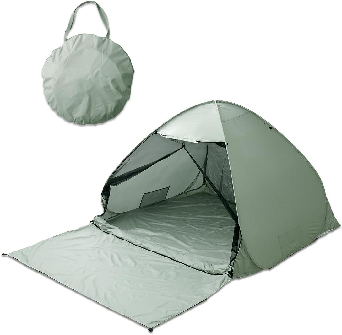 ポップアップテント 2-4人用 ワンタッチ型 サンシェード 耐水性 200-250cm