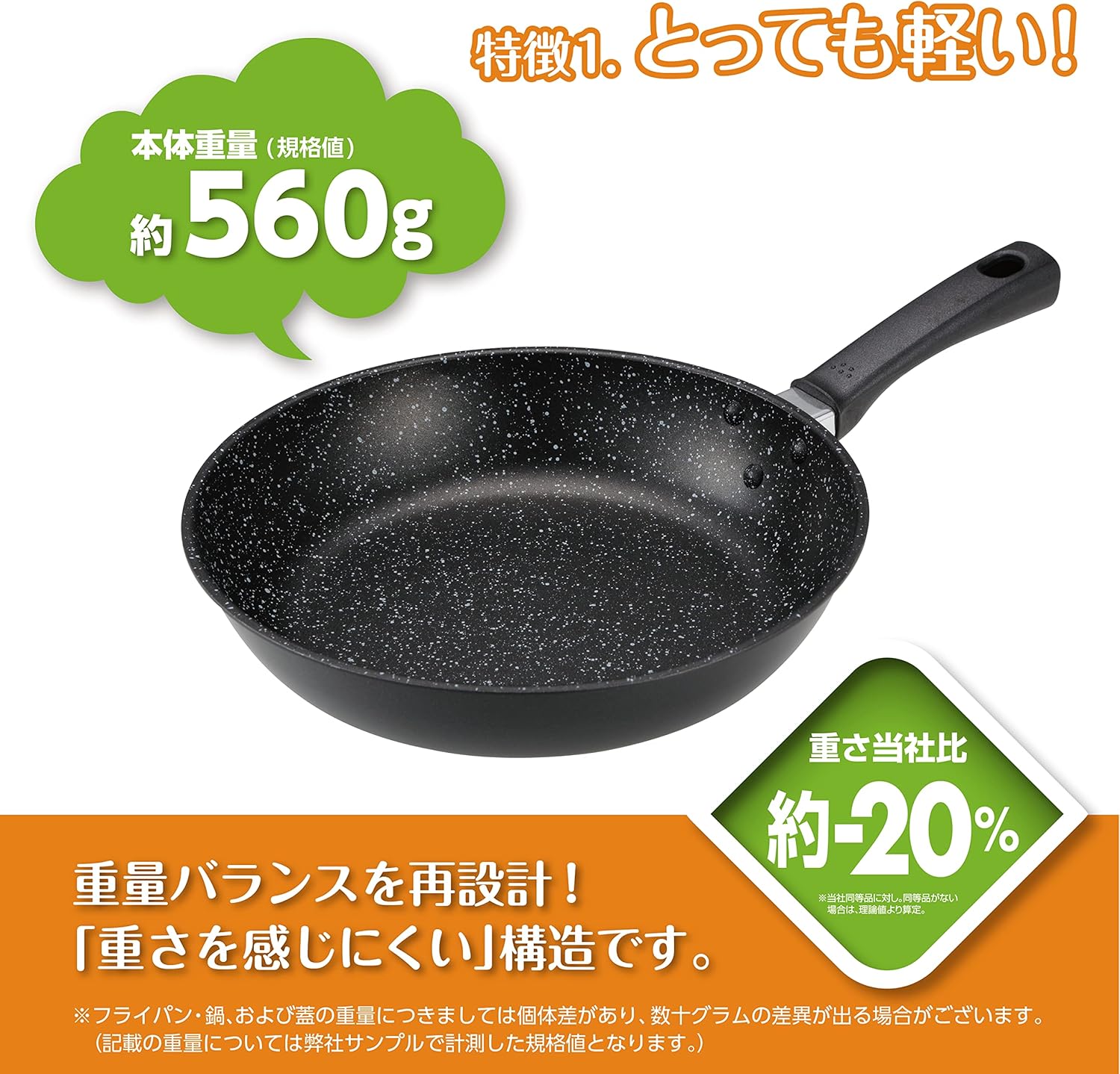 ガス火専用 軽量高熱効率 28cm フライパン PFOA PFOSフリー
