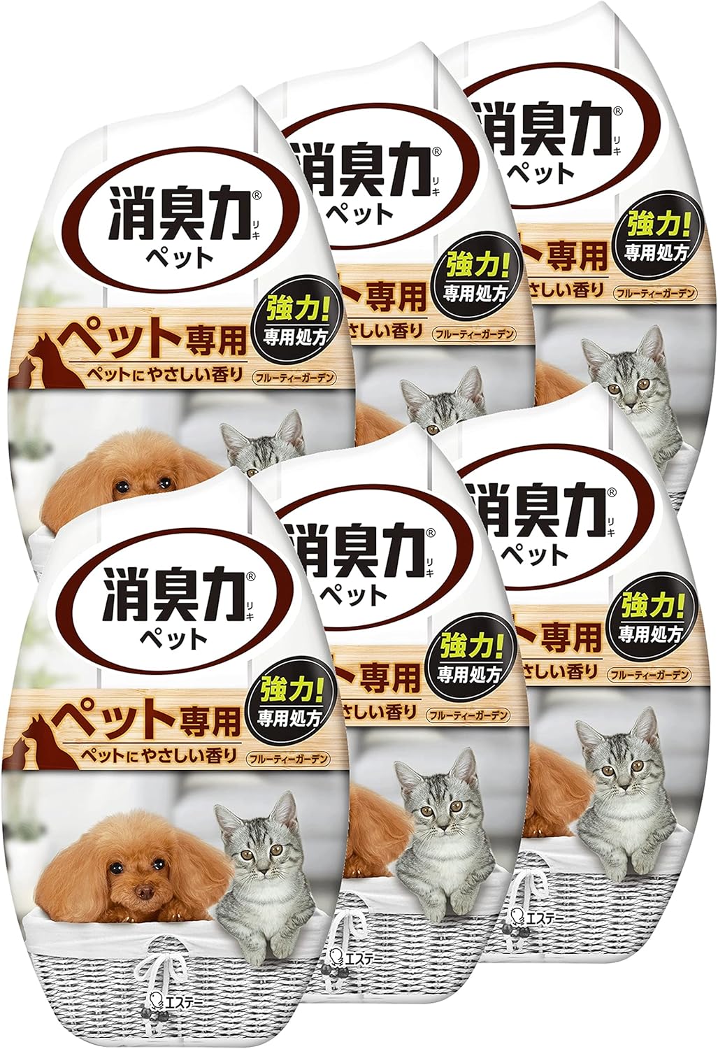 ペット用消臭剤 フルーティーガーデン 400mL×6個 置き型