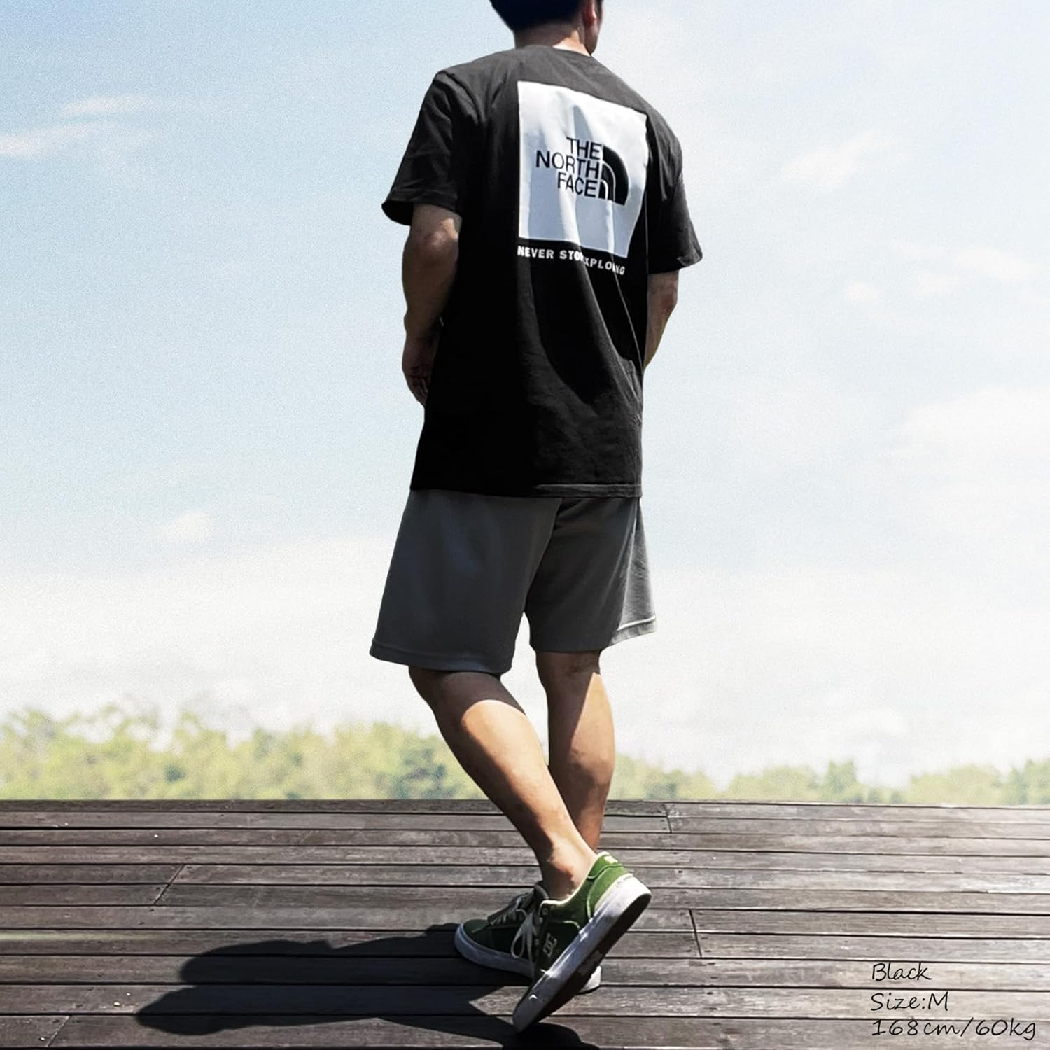 EUライン 半袖Tシャツ ボックスロゴ [ザ・ノース・フェイス]