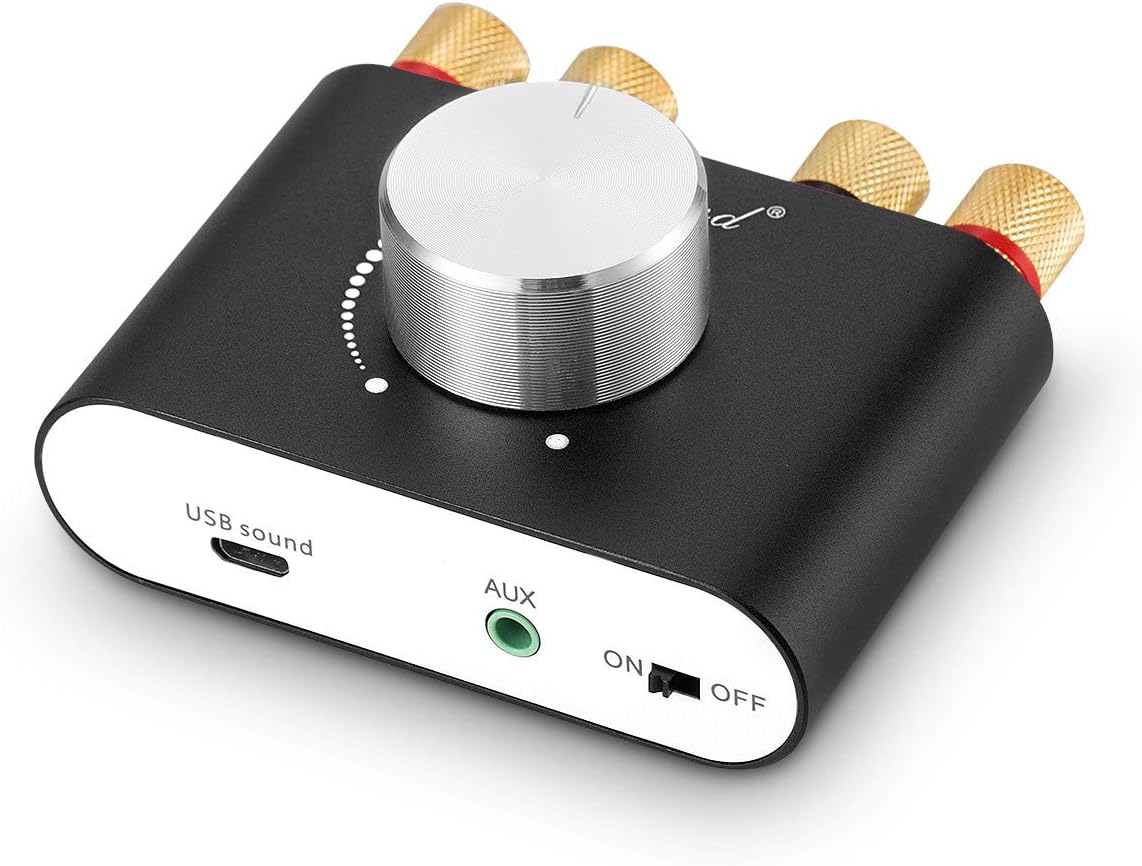 Bluetooth 5.0対応 100W Nobsound NS-01G Pro パワーアンプ (ブラック)