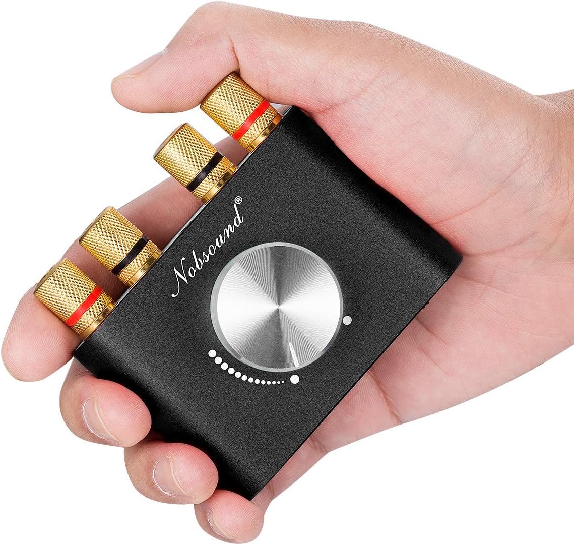Bluetooth 5.0対応 100W Nobsound NS-01G Pro パワーアンプ (ブラック)