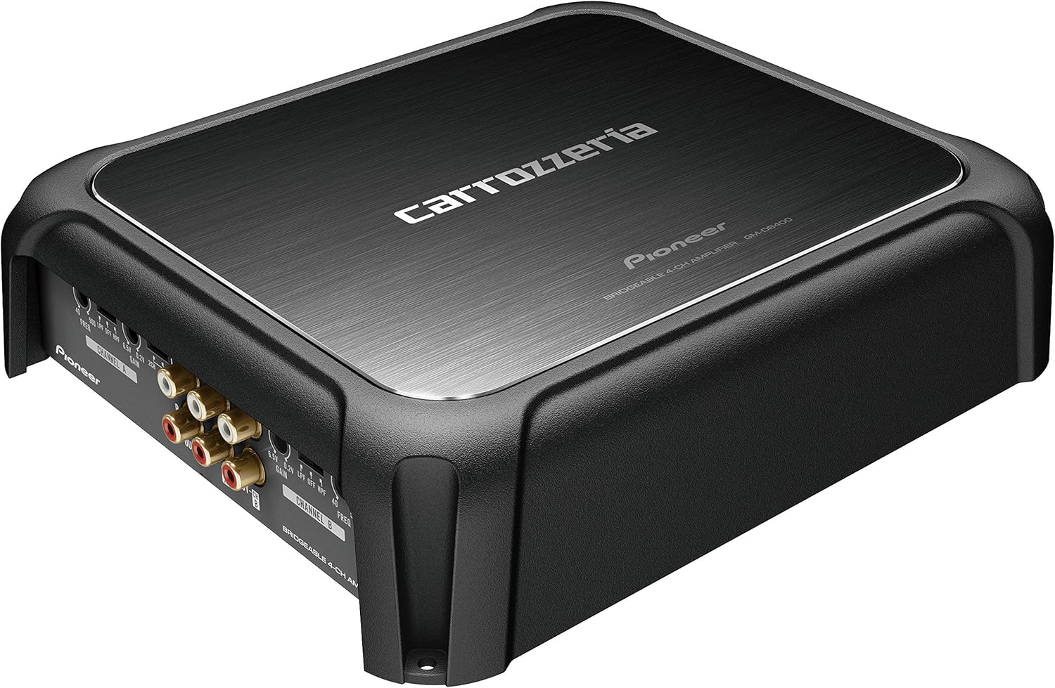 カロッツェリア パイオニア 200W×4 ブリッジ対応パワーアンプ GM-D8400 & 電源配線キット (80A) セット
