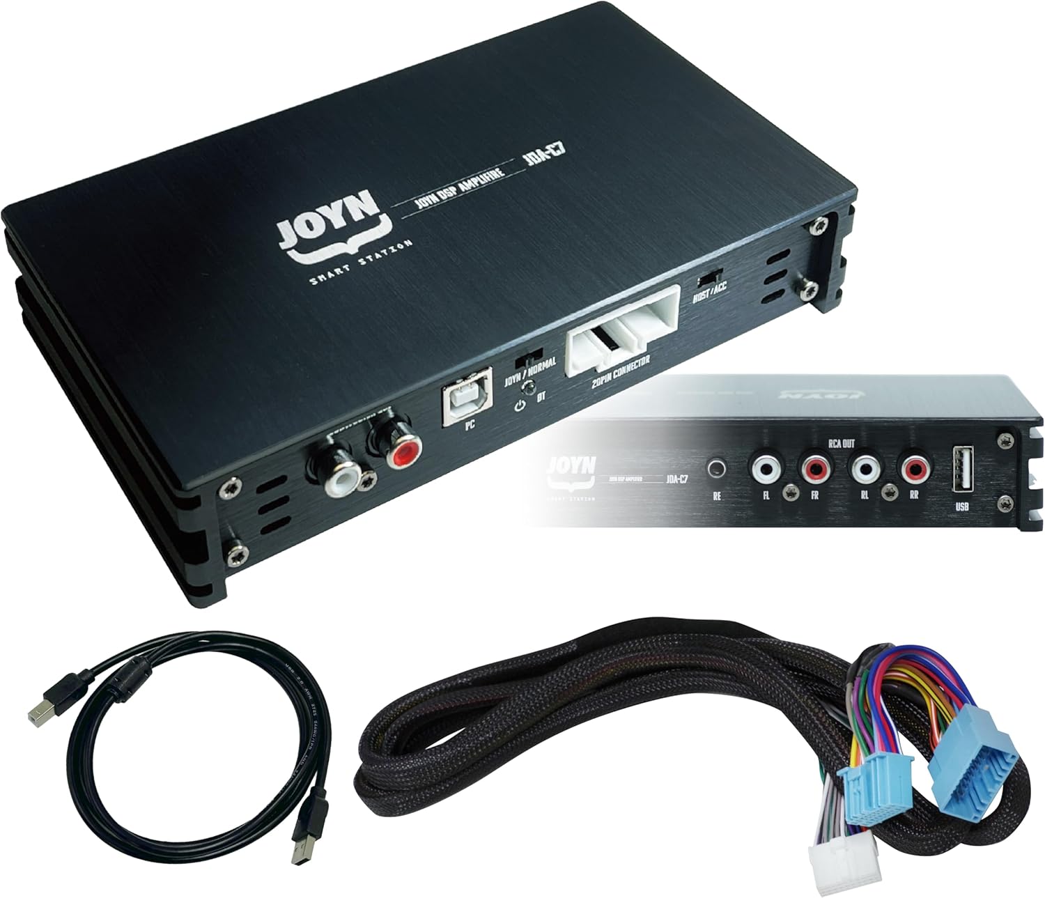 スズキ純正ナビ対応 DSP内蔵パワーアンプ JDA-C7-SZ1 音質向上 48W×4ch Bluetooth搭載