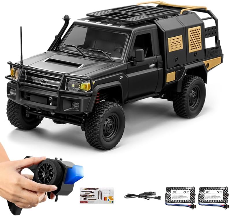 誕生日プレゼント 男の子向け トヨタランドクルーザー79 ラジコンクローラー 4WDオフロードカー