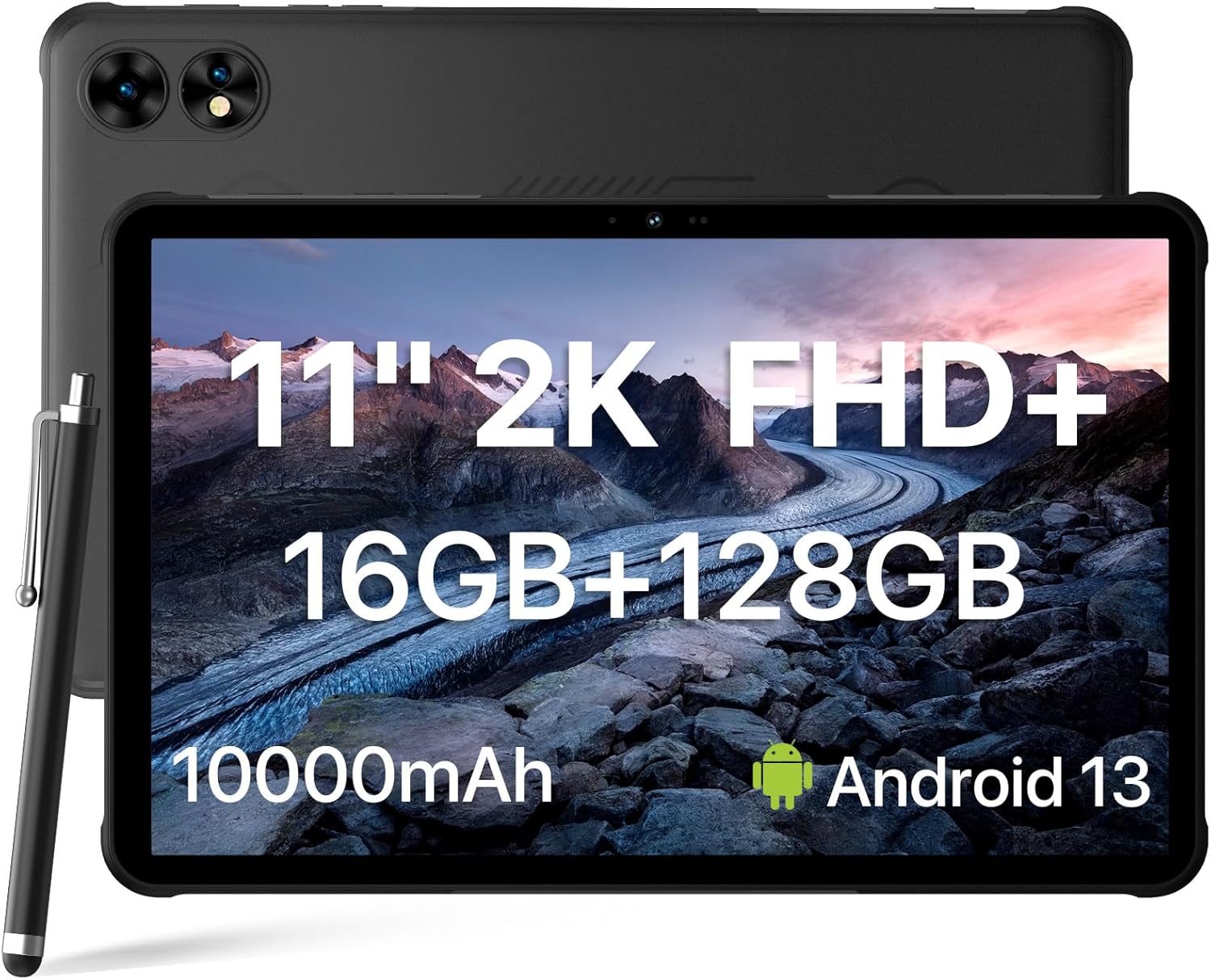 防水タフネスタブレット UMIDIGI Active T1 Tab 11インチ 10000mAh Android 13 タッチペン付き