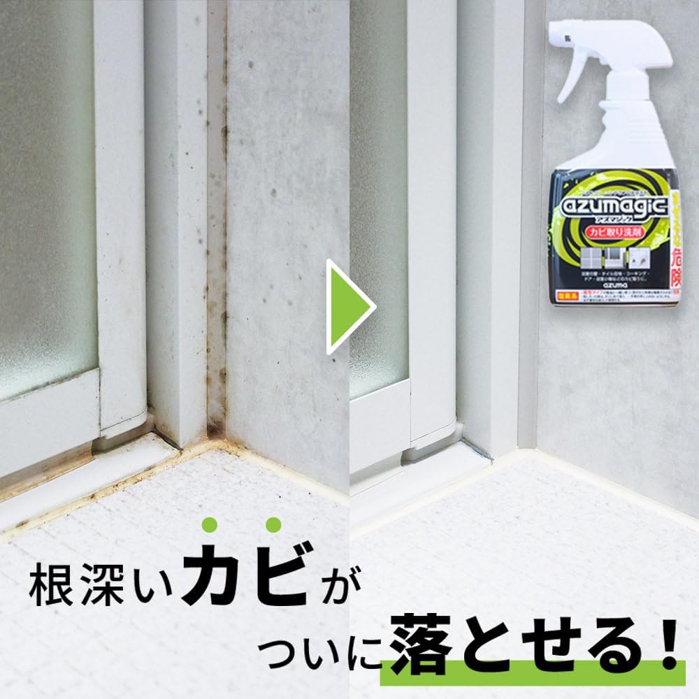 プロ推奨 浴室用強力カビ取り洗剤 スプレーボトル 400ml