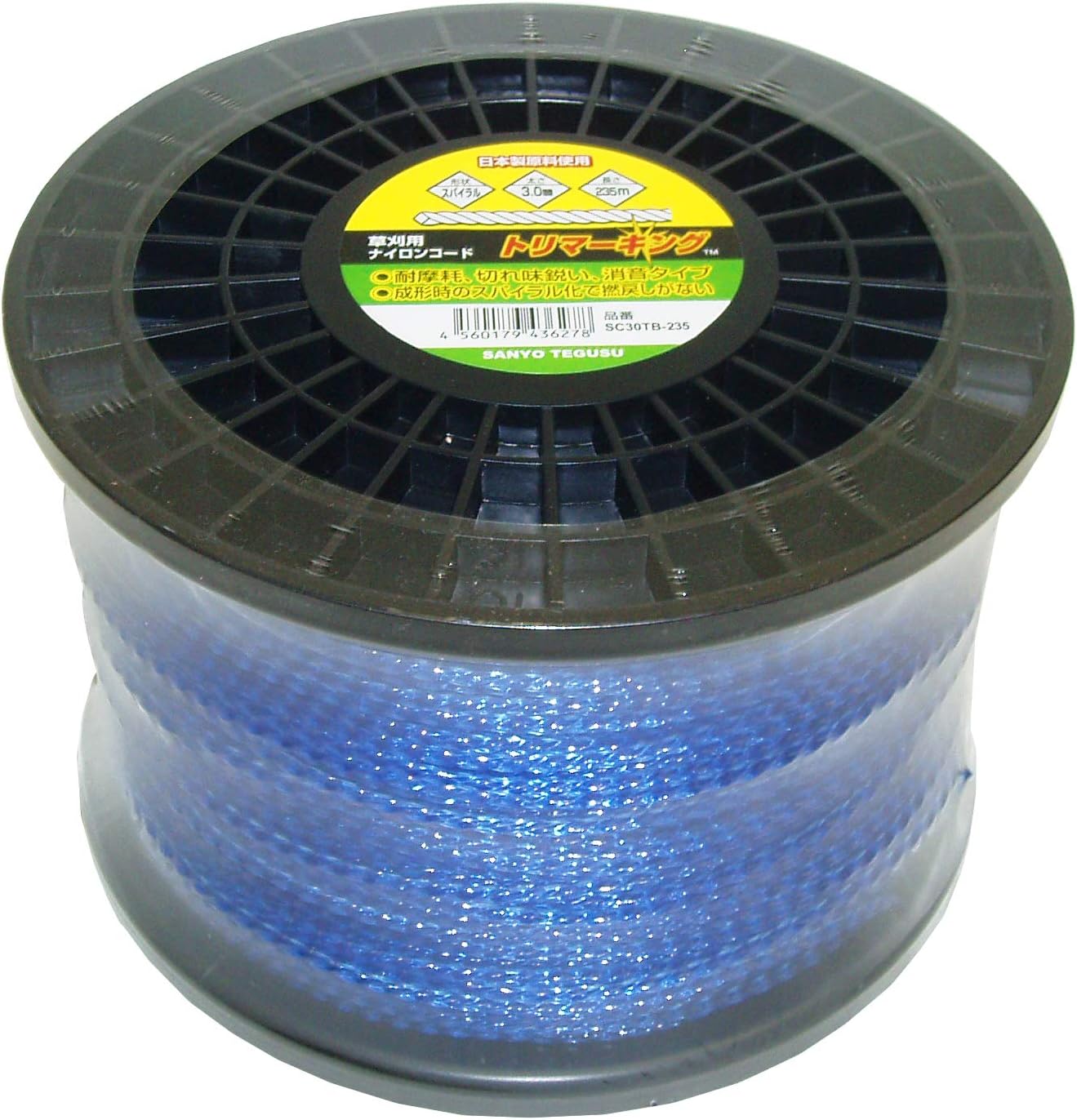草刈用ナイロンコード 3.0mm×235m スパイラル形状 GA-01替えコード