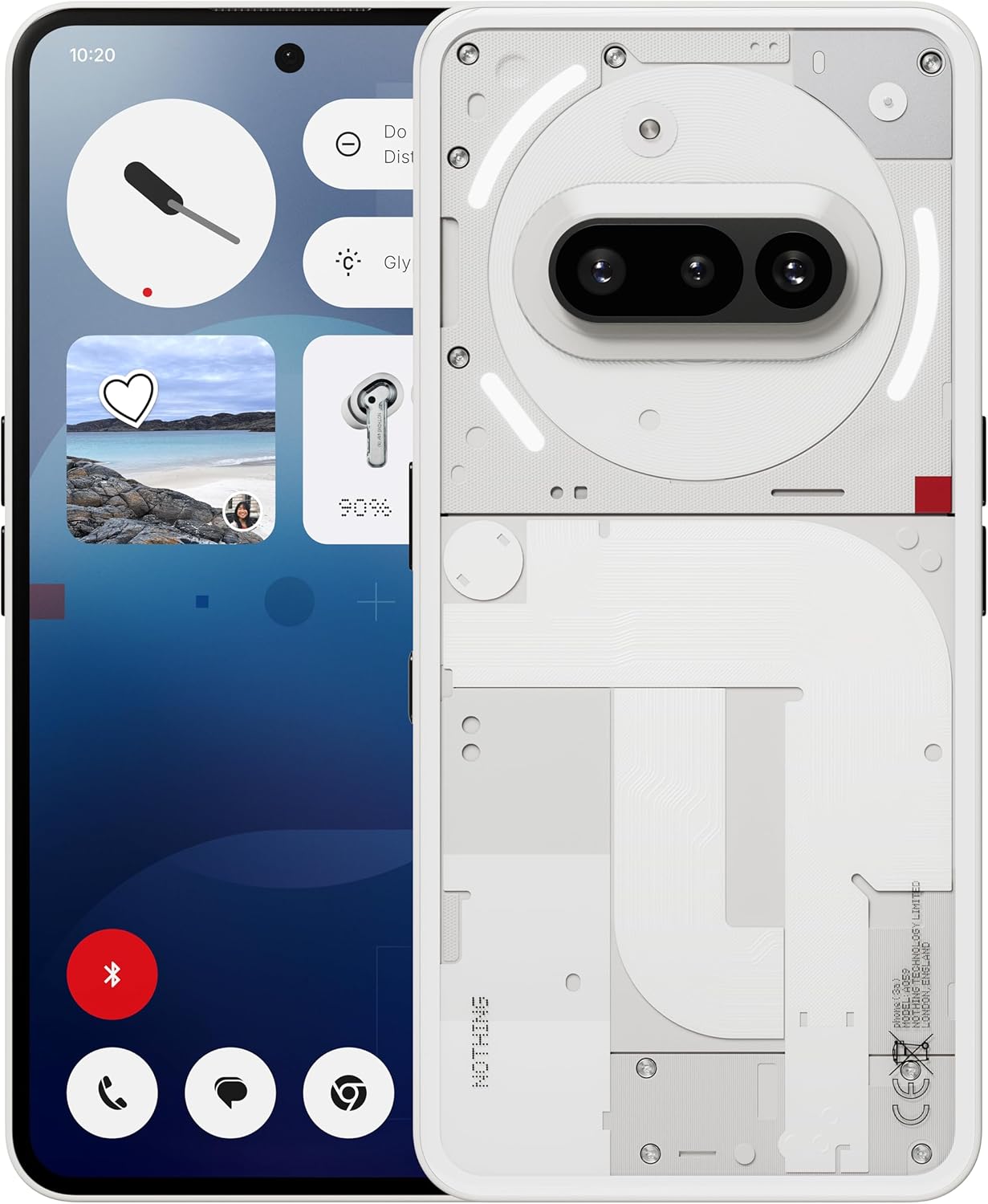 Nothing Phone (3a) 8GB 128GB ホワイト スマートフォン【日本正規代理店品】