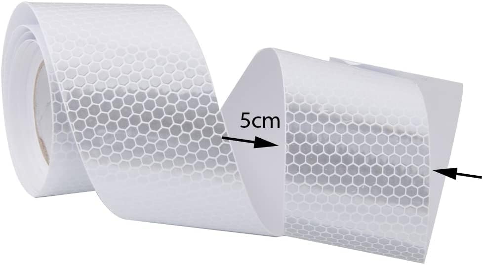 夜間安全表示用 反射テープ 5cm x 3m ゴールド 防水コンクリート用