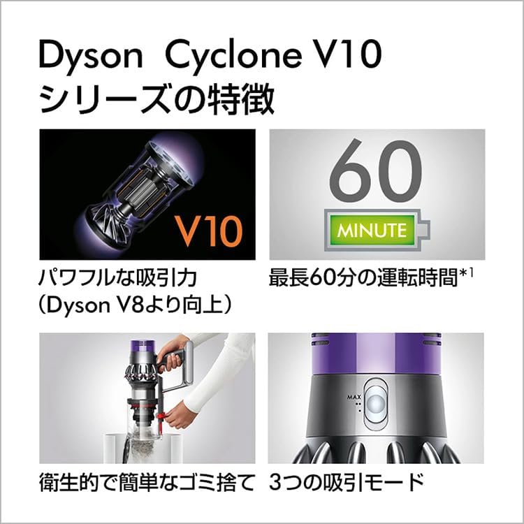 ダイソン サイクロン V10 フラフィ 吸引掃除機