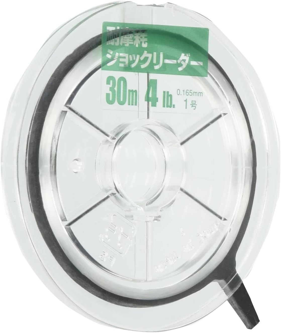 耐摩耗ショックリーダー ナイロン 30m 1号 4lb クリア