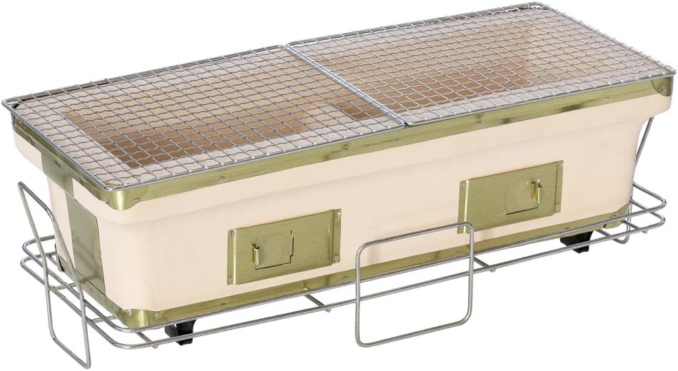 長角七輪ロング BD-424 | 5-6人用 炭火バーベキュー用