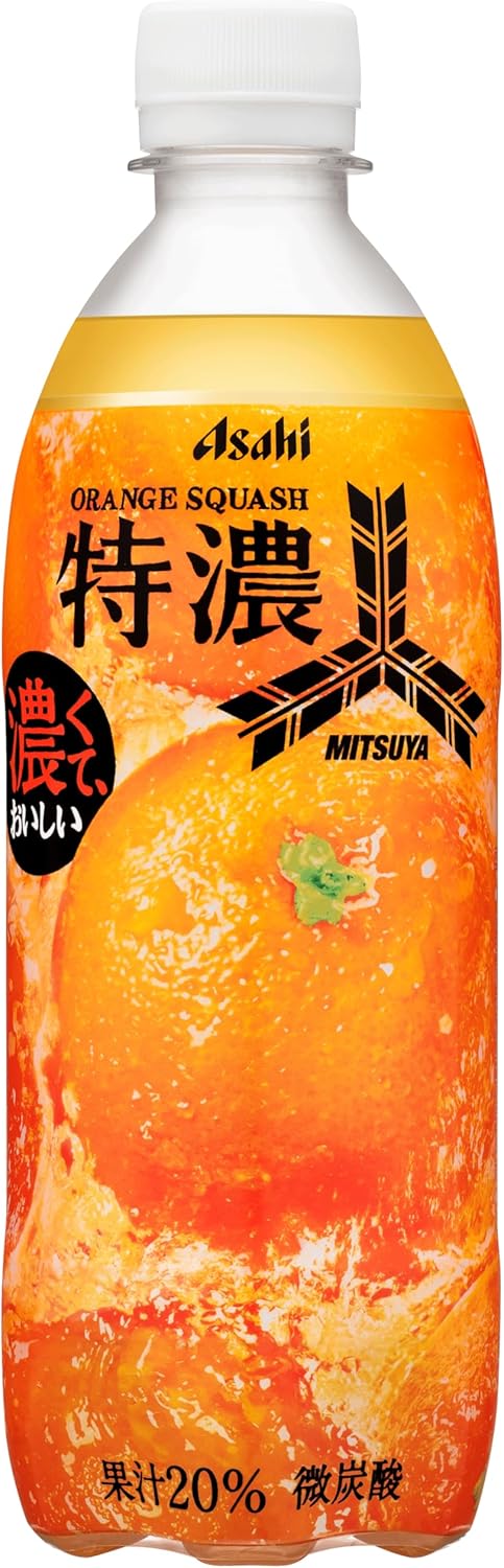 三ツ矢特濃オレンジスカッシュ 500ml×24本