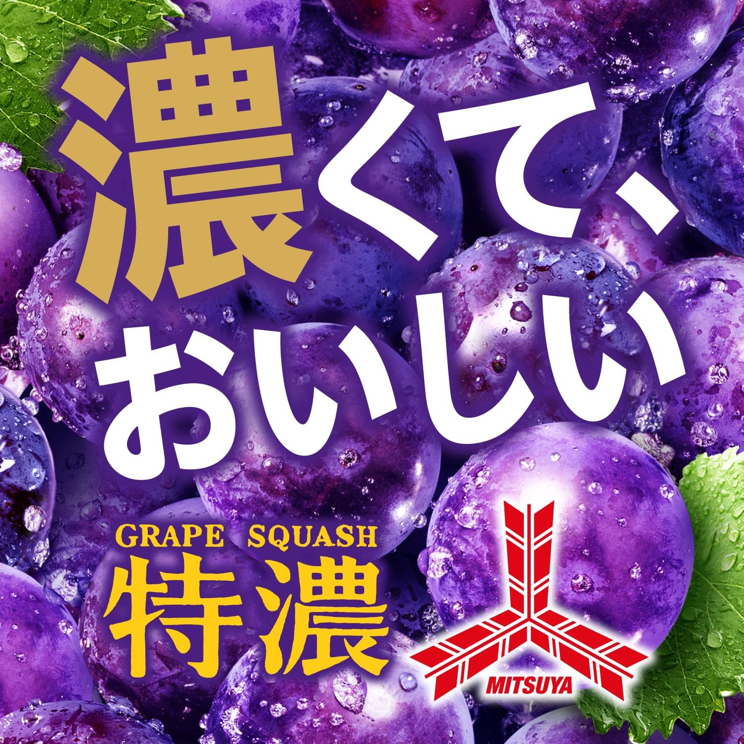 三ツ矢特濃グレープスカッシュ 500ml×24本【炭酸飲料】