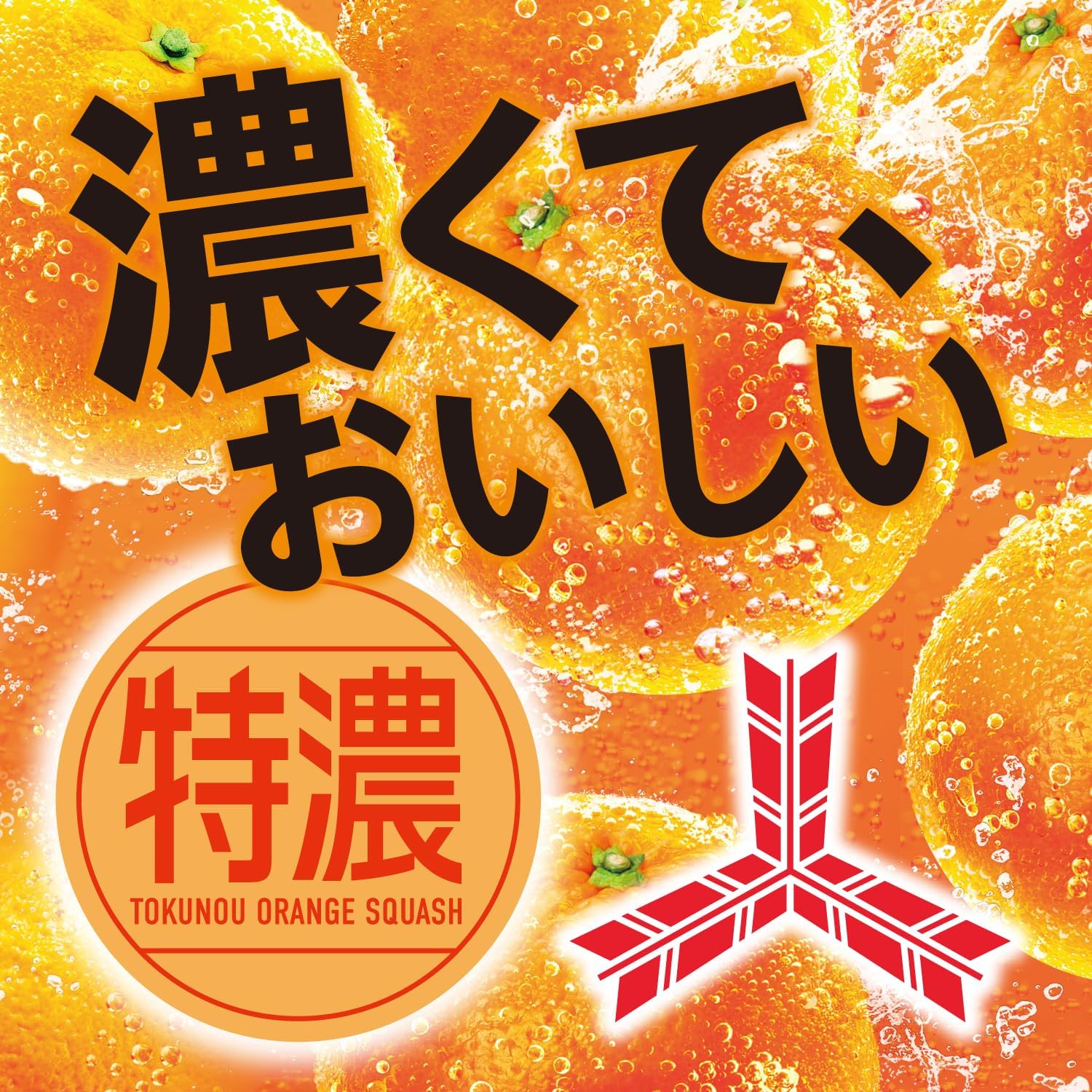 特濃オレンジスカッシュ 500ml×24本【アサヒ飲料】