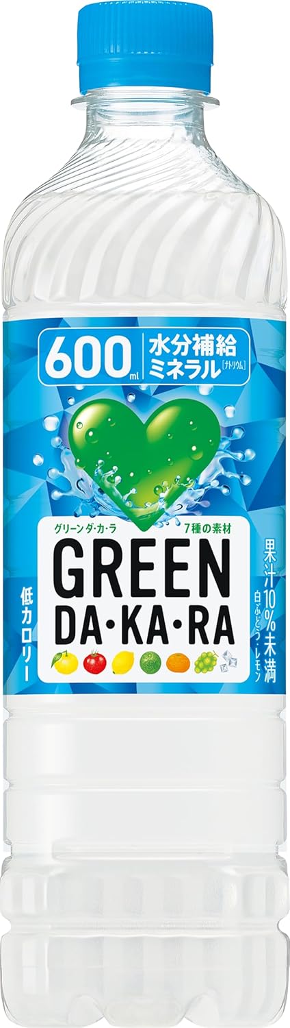 熱中症対策 サントリー グリーンダカラ スポーツドリンク 600ml ×24本
