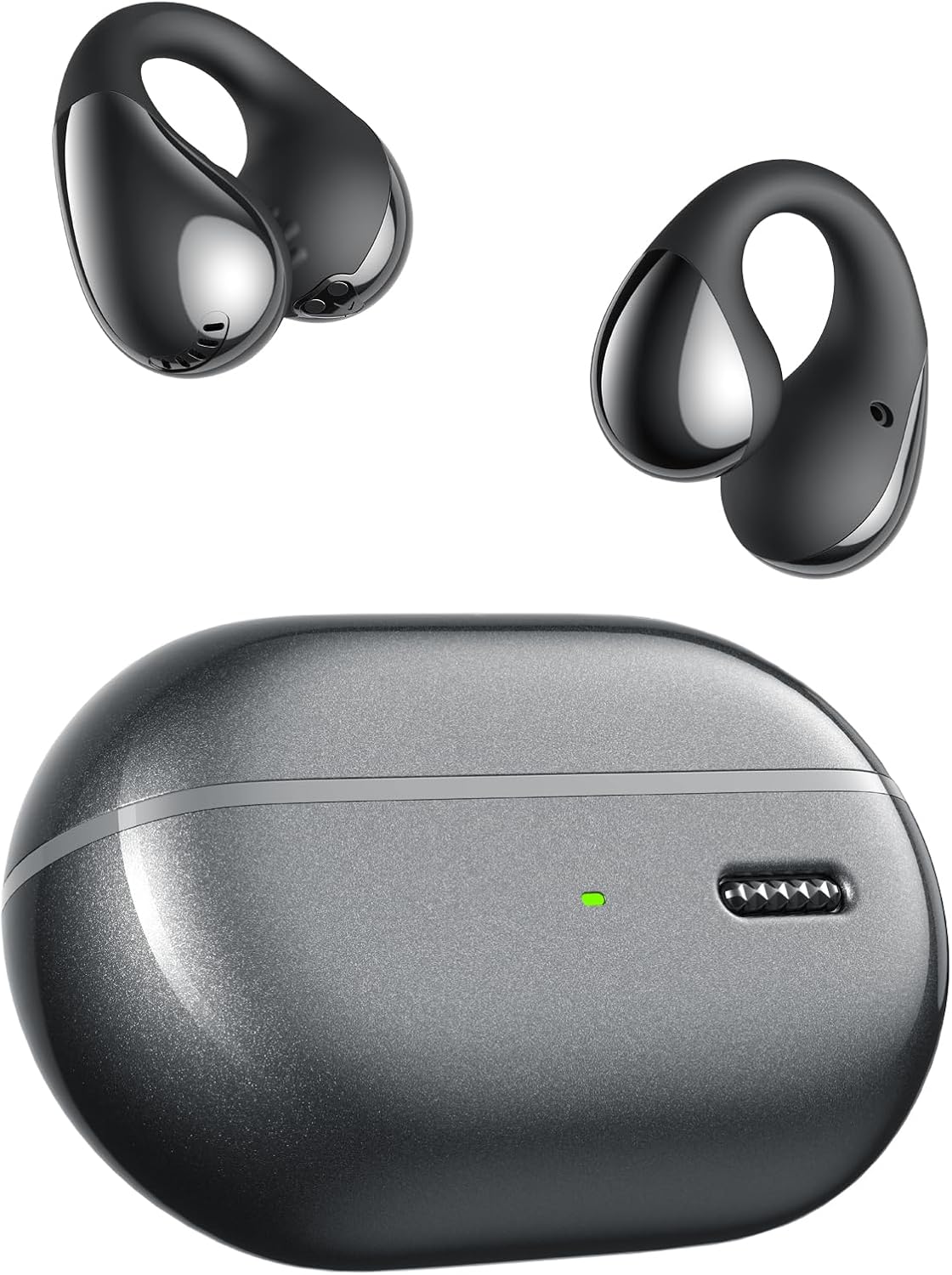 SOUNDPEATS CC イヤーカフ型ワイヤレスイヤホン（Bluetooth 5.4/IPX5防水/最大24時間再生/急速充電対応）【VGP2025 金賞】ブラック