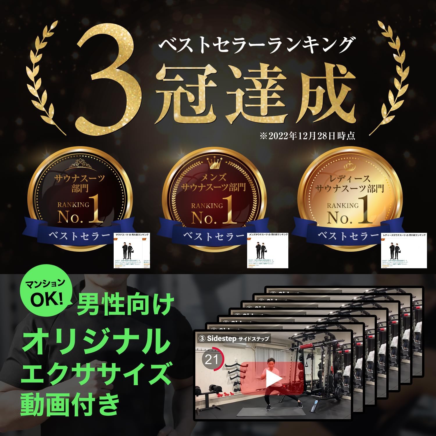 ダイエット用 メンズサウナスーツ 半袖 洗濯可 大量発汗