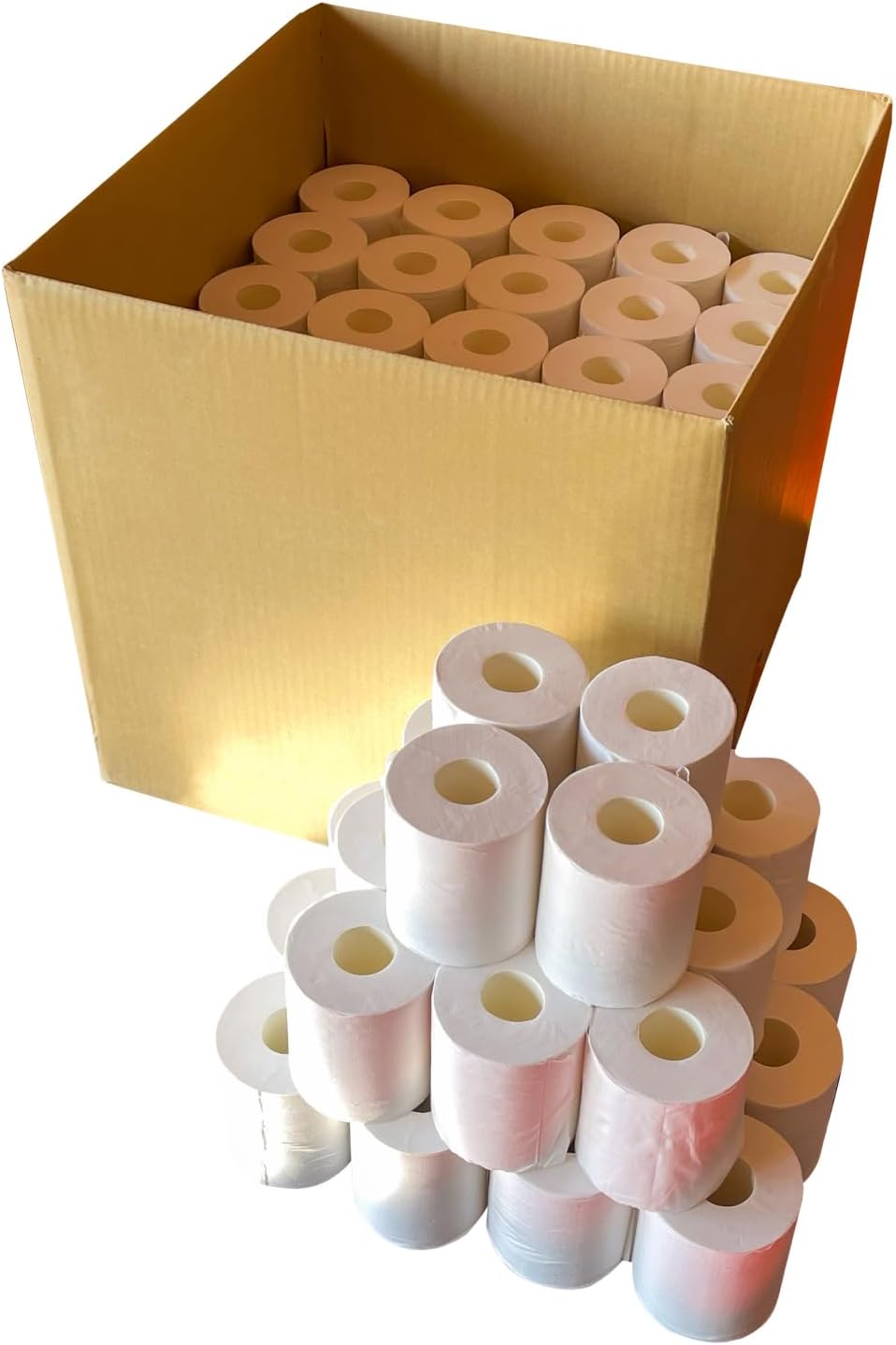再生紙100％トイレットペーパー 100ロールまとめ買い用