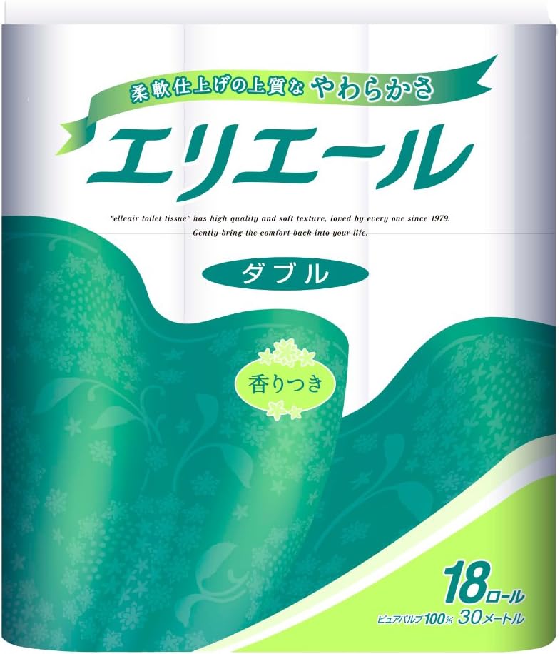 エリエール 30m×18ロール ダブルトイレットペーパー 香り付き
