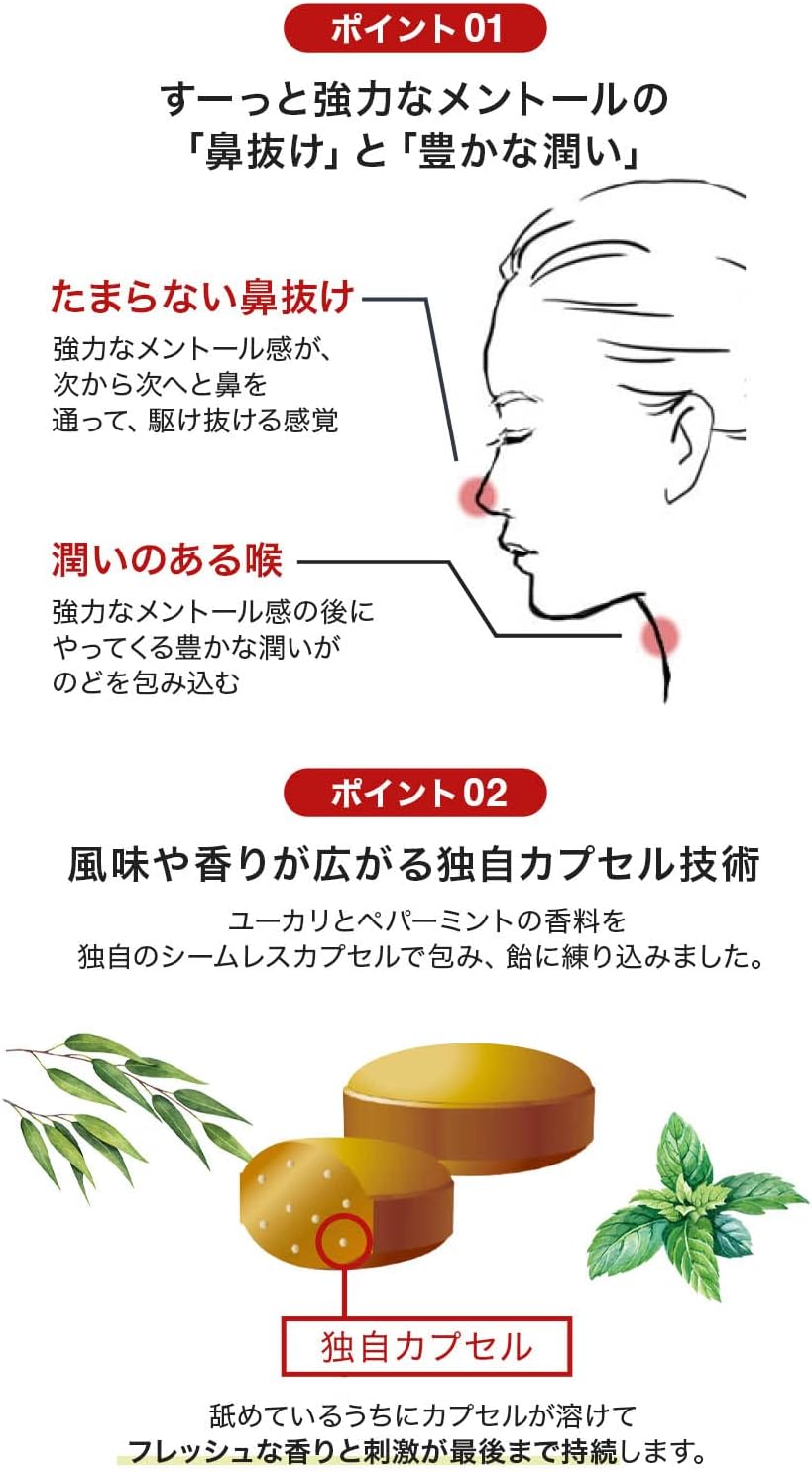 ノンシュガーのど飴 甜茶エキス入り 38g×5袋