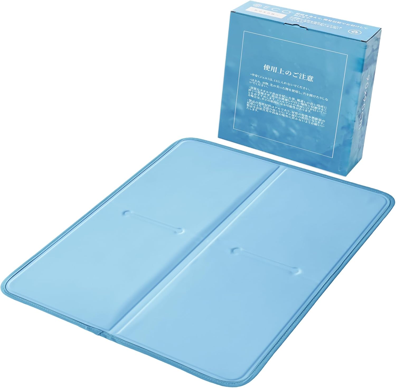 冷感ジェルマット ひんやりマット 夏用寝具 40x50cm 防水・防菌・防カビ