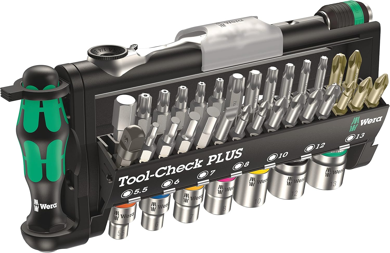 Tool-Check PLUS ビットソケットラチェット 39点セット【日本正規輸入品】