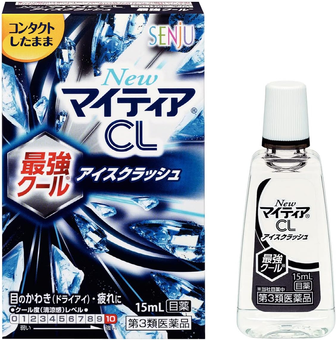 書き直されたタイトル：マイティアCLアイスクラッシュ 15mL 【第3類医薬品】