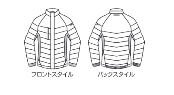 秋冬用バートル防風ストレッチブルゾン レッド Lサイズ