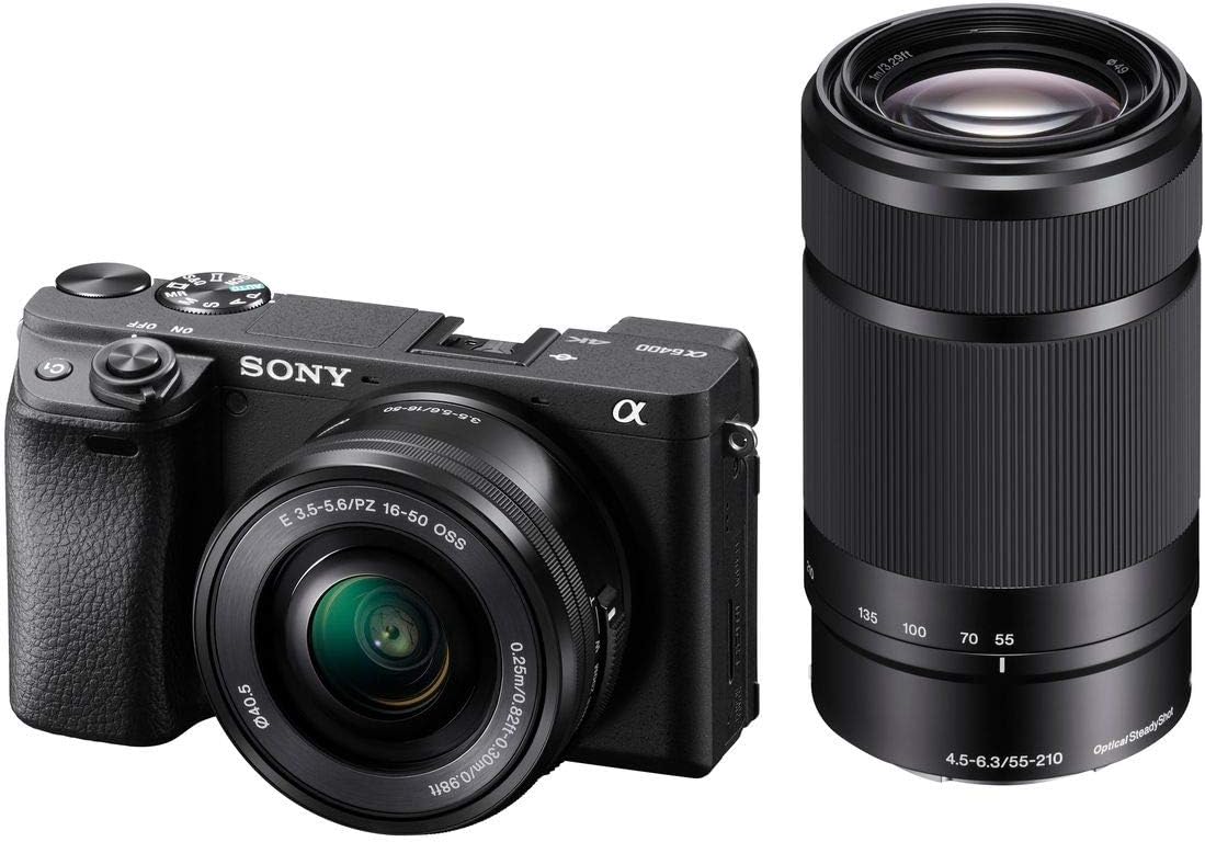 ブラック α6400 ダブルズームレンズキット APS-C ミラーレス一眼カメラ