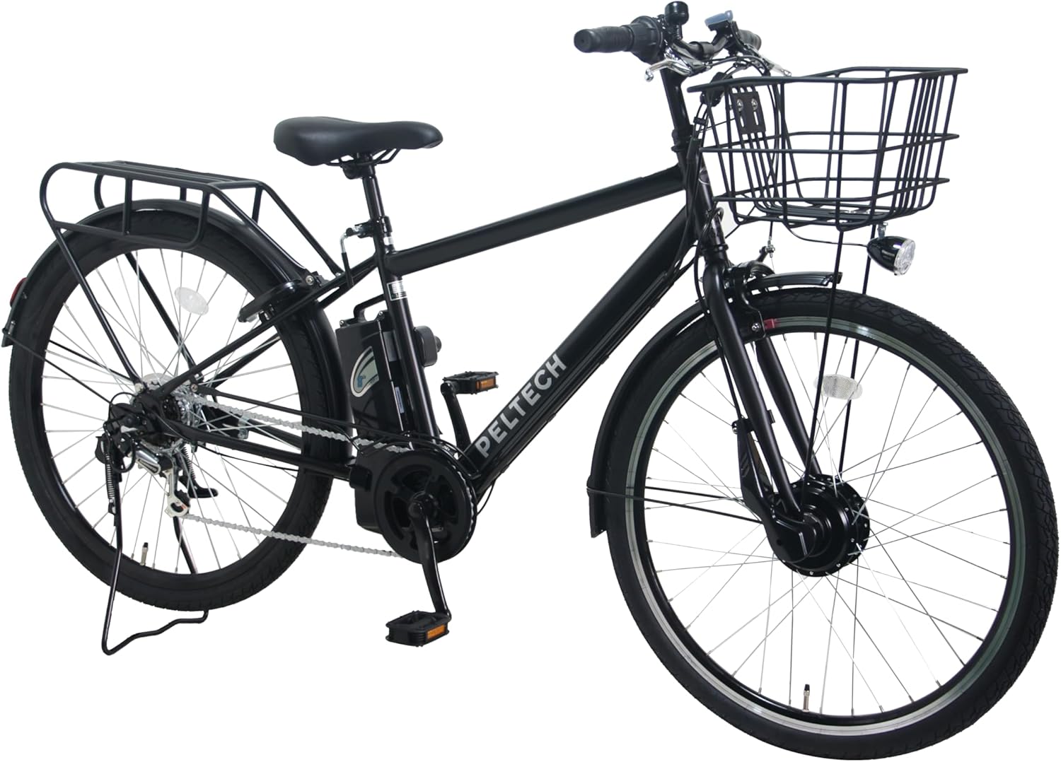 電動アシスト自転車 27.5インチ クロスバイク フル装備【PELTECH TDA-207Z plus＋】