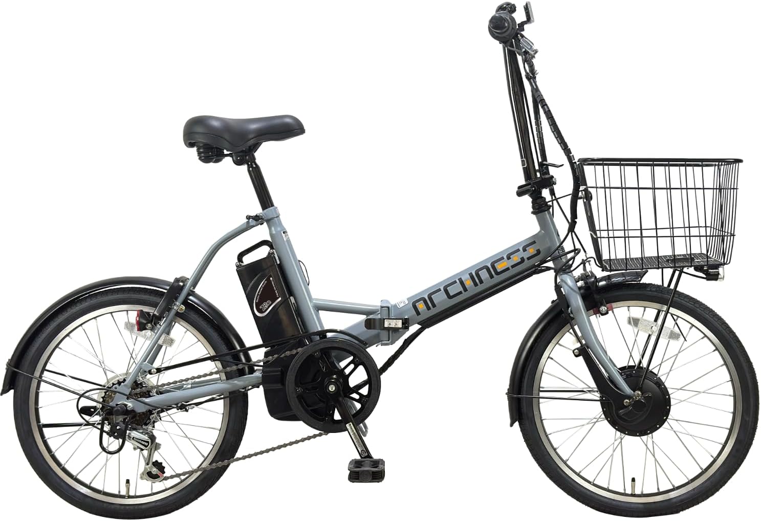 折りたたみ電動アシスト自転車 20インチ シマノ6段変速 最大50km走行 AIT206-EA