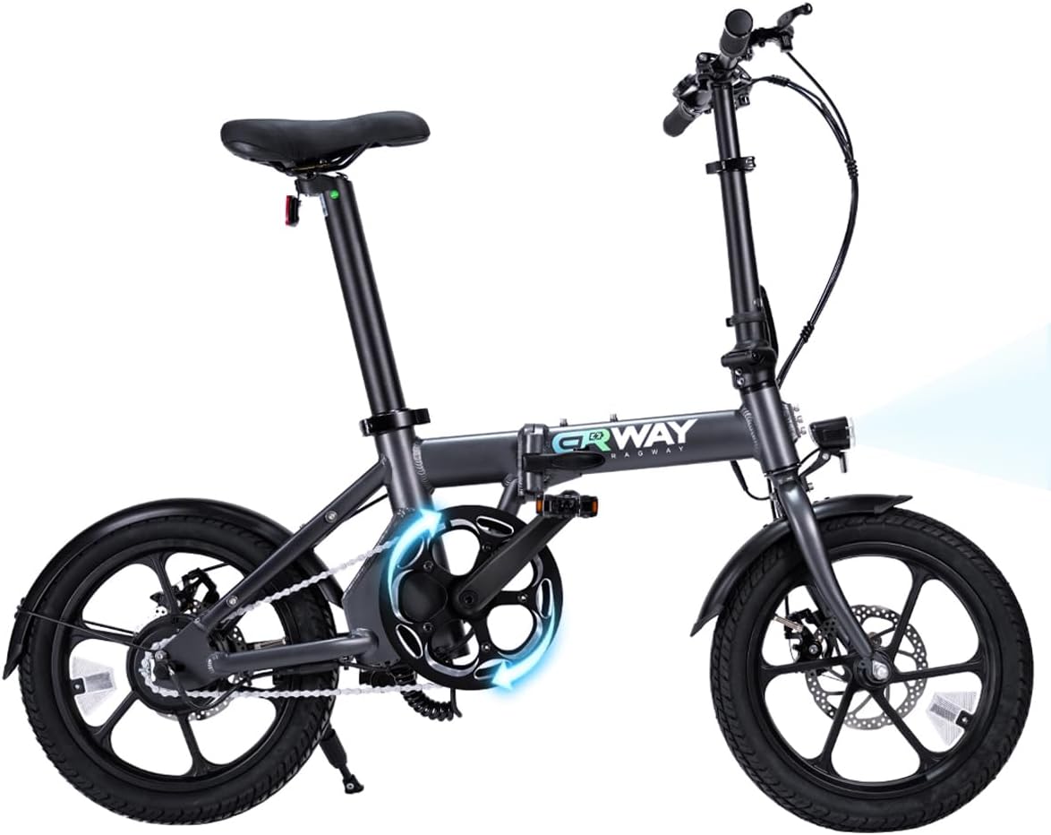公道可・免許不要の16インチ折りたたみ電動自転車 Eバイク A01 Lite【最大90km走行・5段階アシスト】