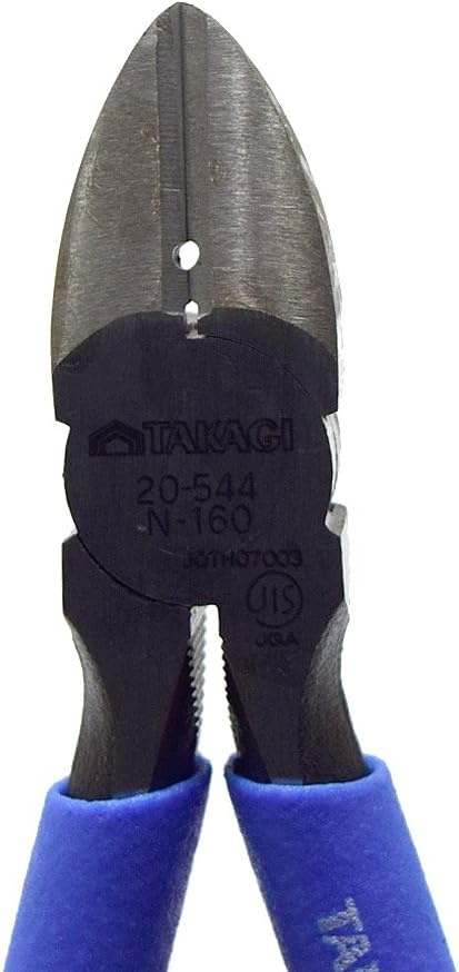 高儀 強力ニッパー 160mm グリップ付き 鉄線約φ1.2mmまで対応 電工工具