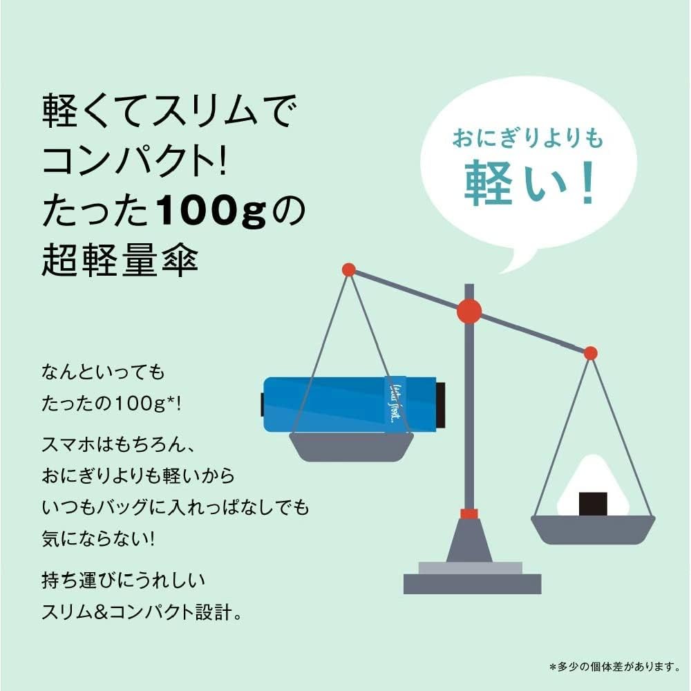 極軽カーボン折りたたみ傘(ウォーターフロント)