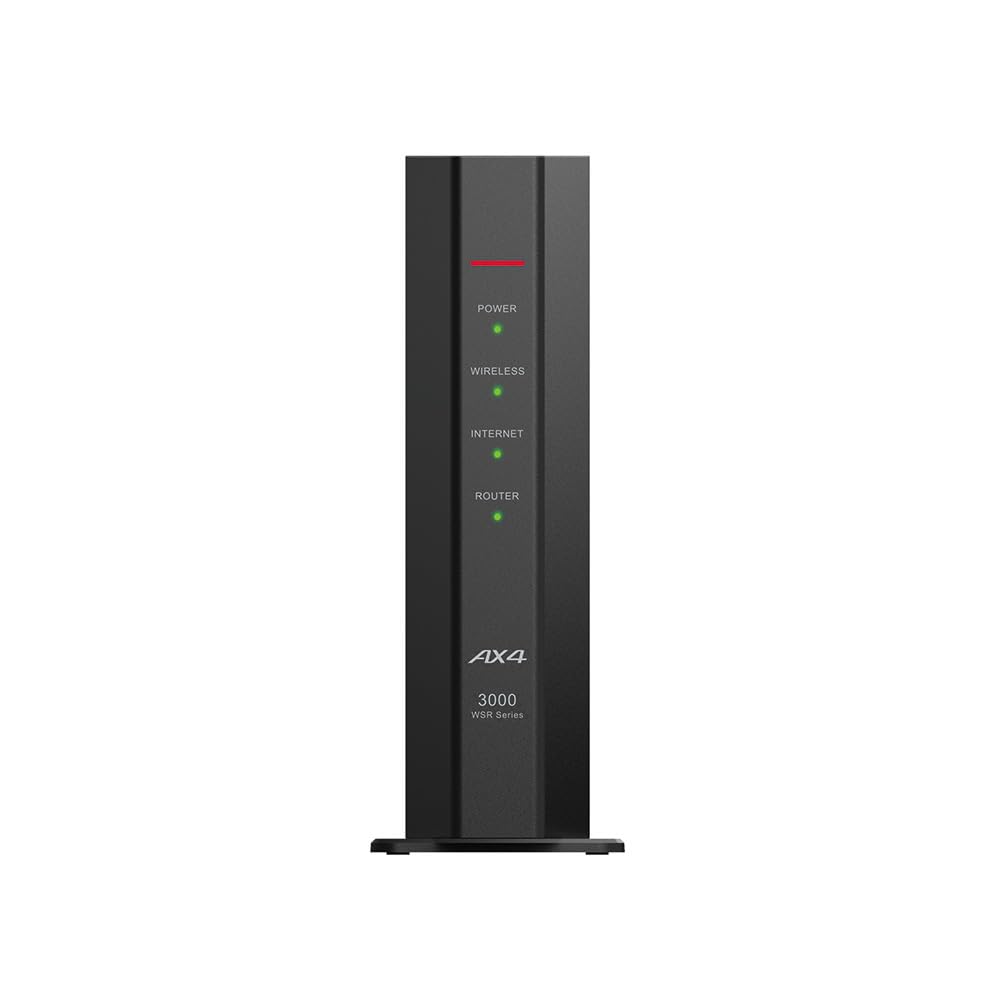 BUFFALO 無線LAN親機 WSR-3000AX4P/DBK 2401+573Mbps 11ax/ac/n/a/g/b