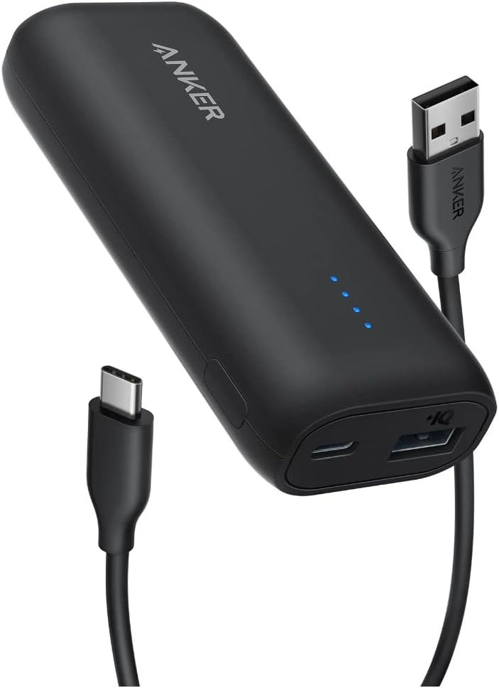 Anker 321 モバイルバッテリー 5200mAh PowerIQ搭載 PSE認証済 iPhone/Android対応（ブラック）