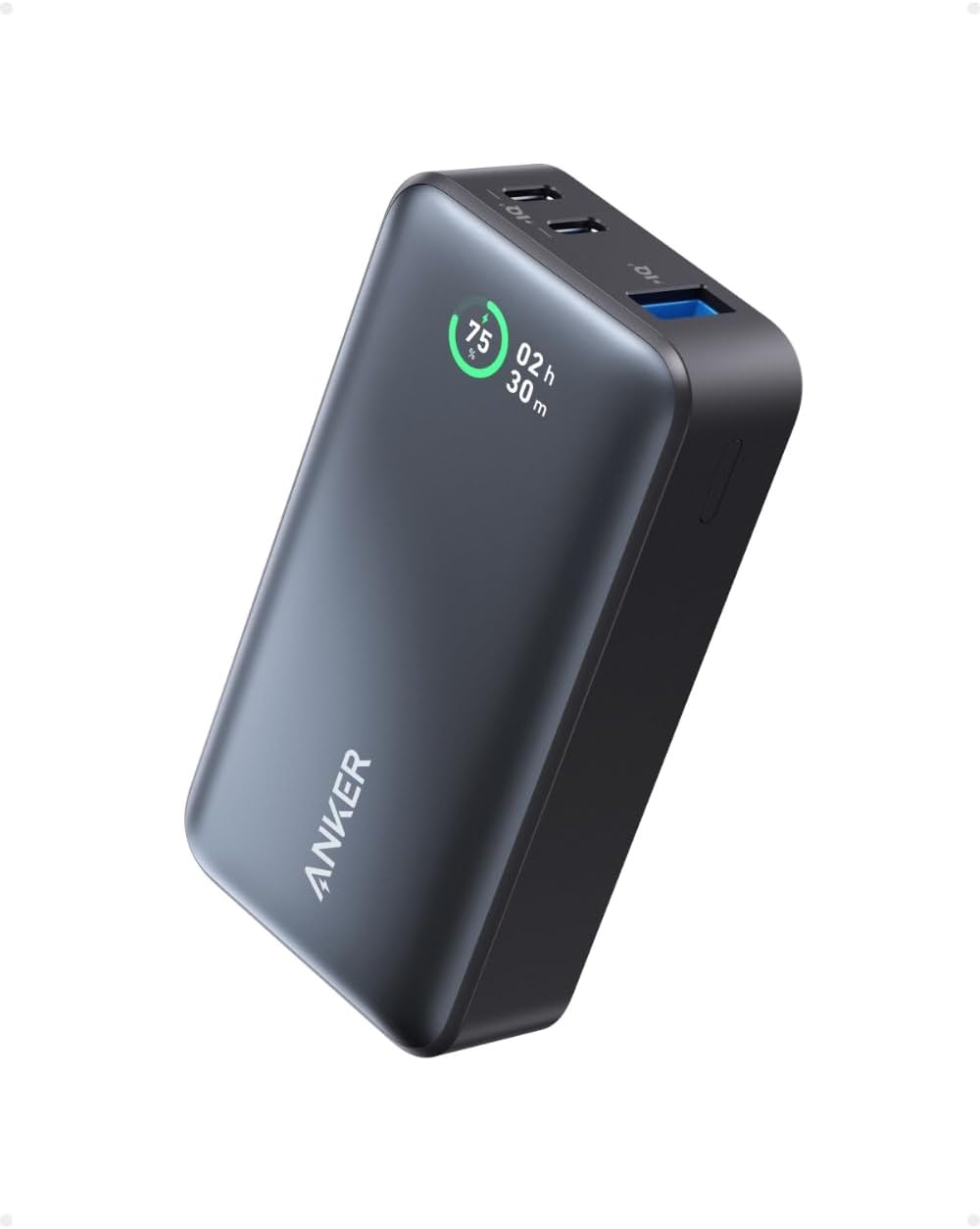 大容量モバイルバッテリー 10000mAh 30W出力 3ポート USB Power Delivery対応 (ブラック)