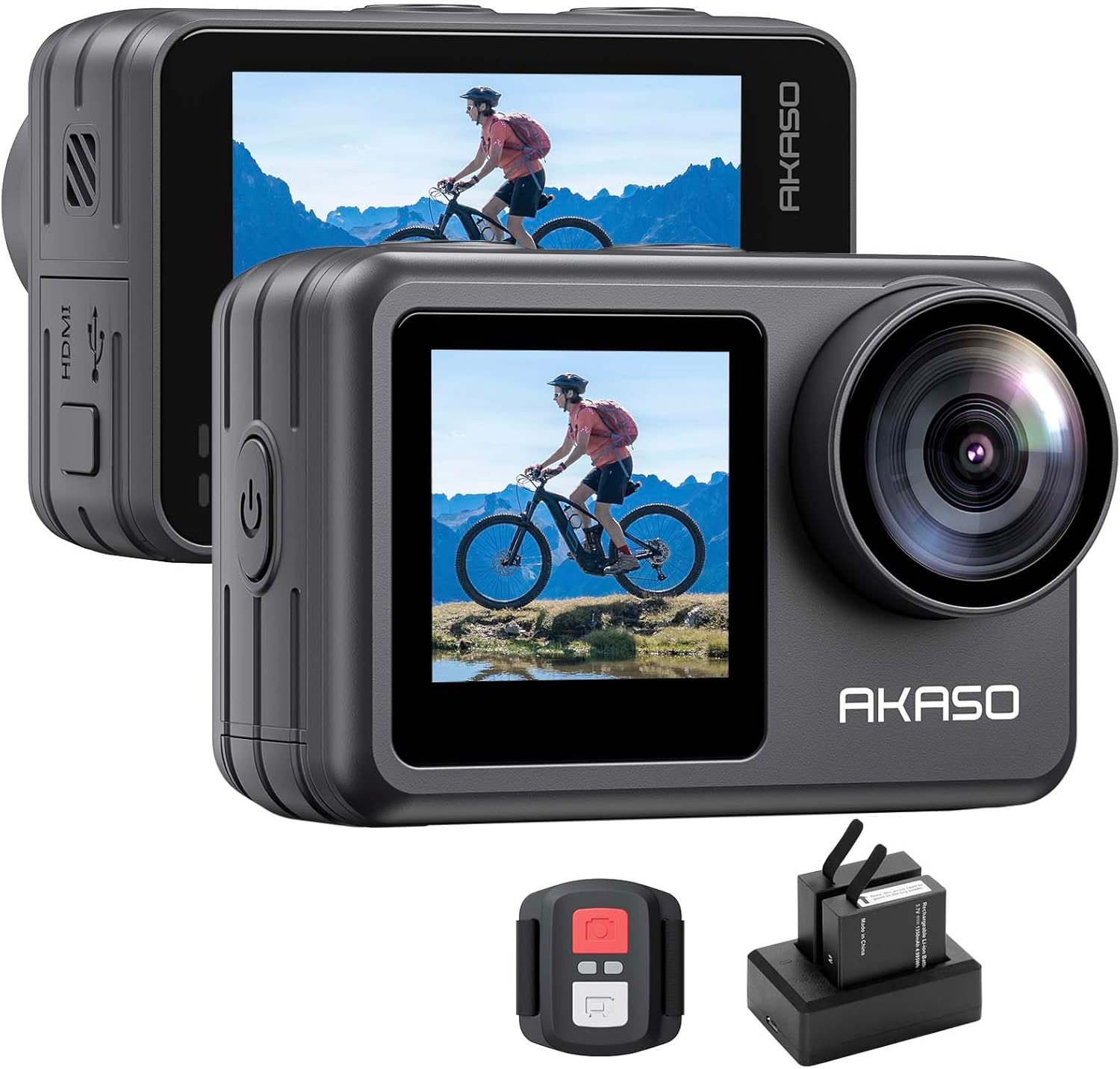 AKASO Brave 7 LE 4Kアクションカメラ 20MP 防水40m タイムラプス付き