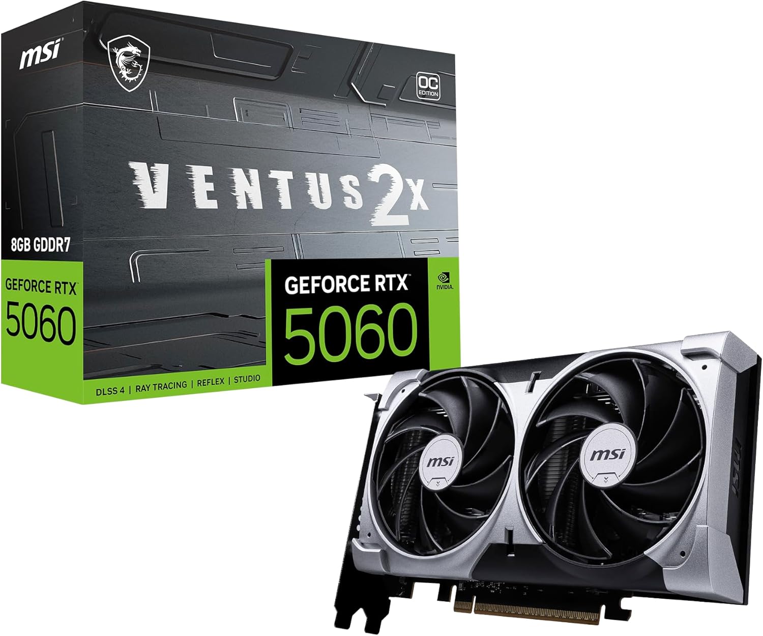 MSI GeForce RTX 5060 8G VENTUS 2X OC グラフィックスボード