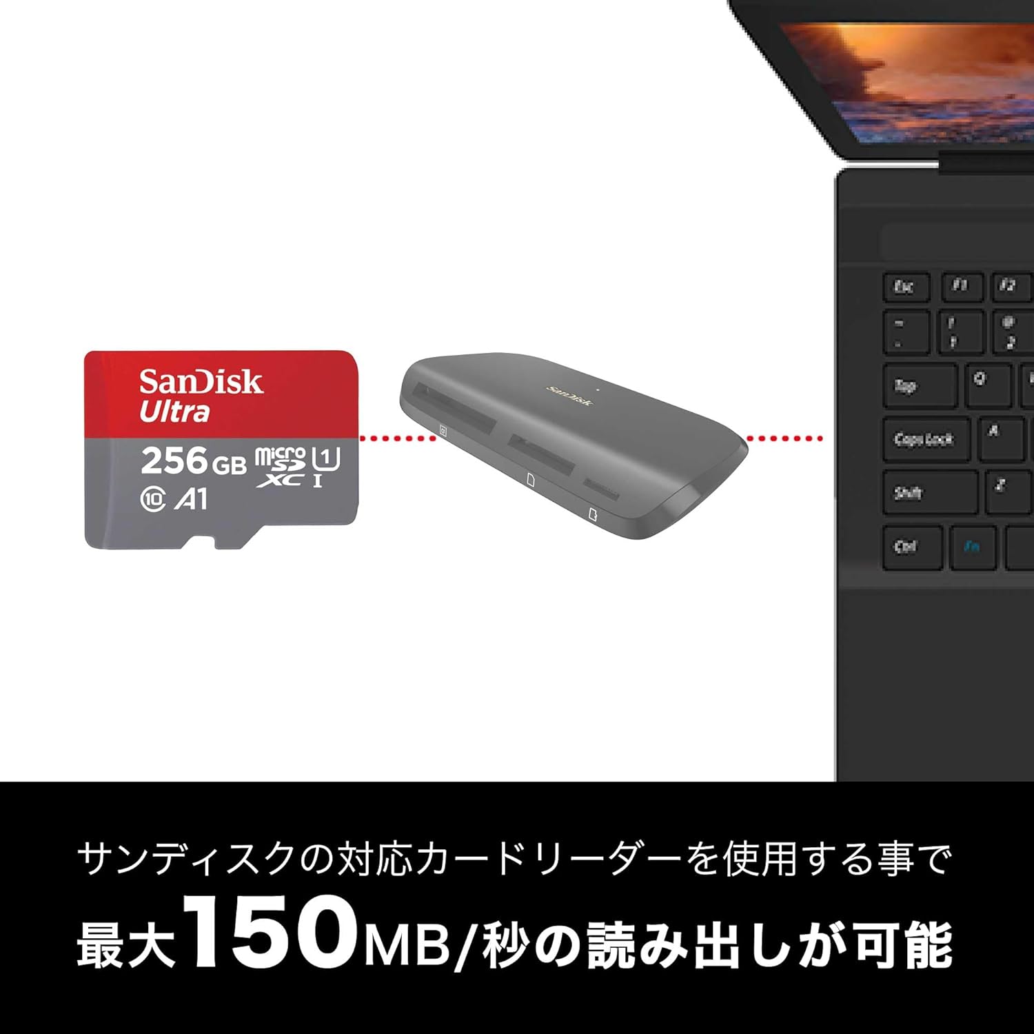 Nintendo Switch対応 SanDisk 256GB microSDカード UHS-I U1 Class10