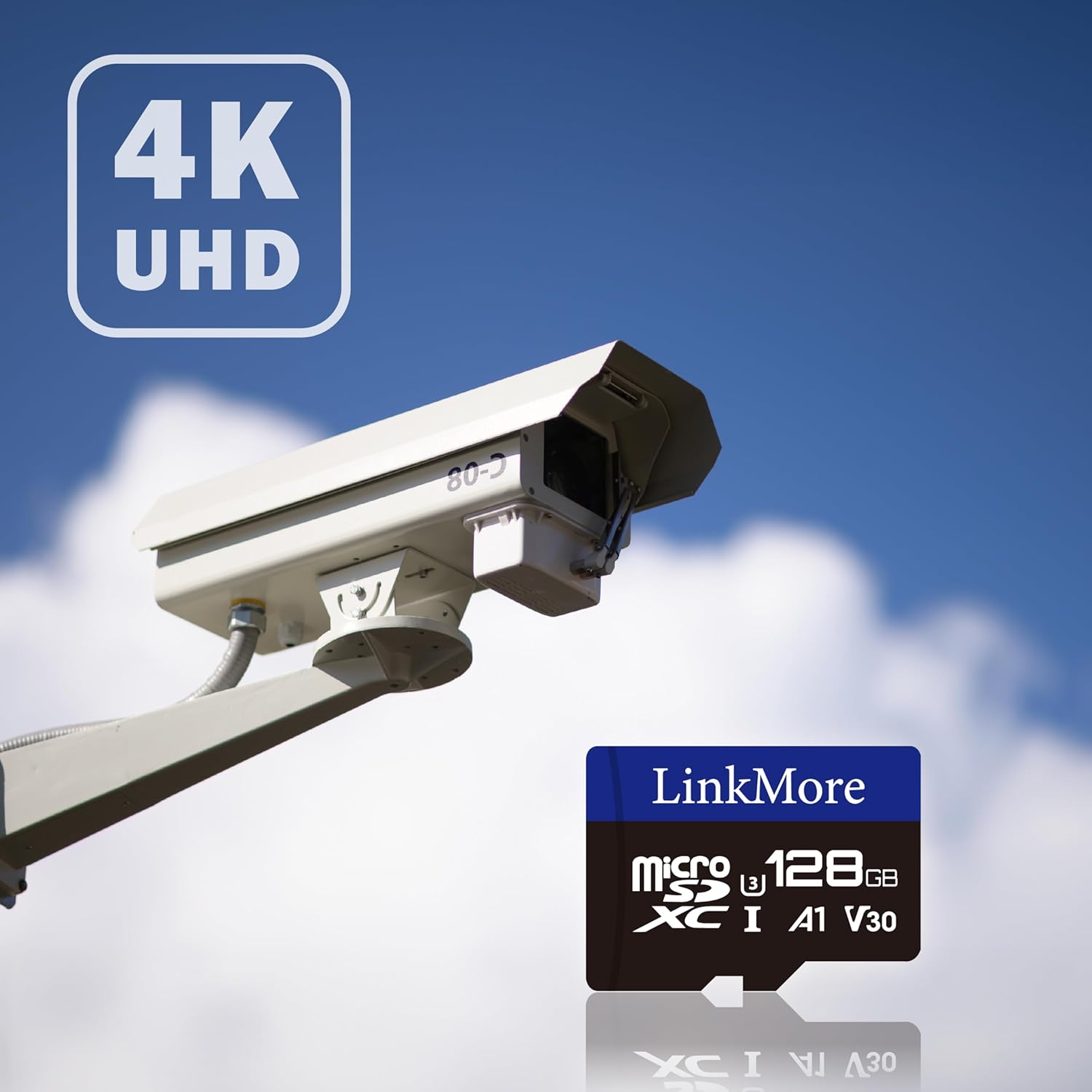 Nintendo Switch対応 128GB マイクロSDカード U3/A1/V30 SDアダプター付