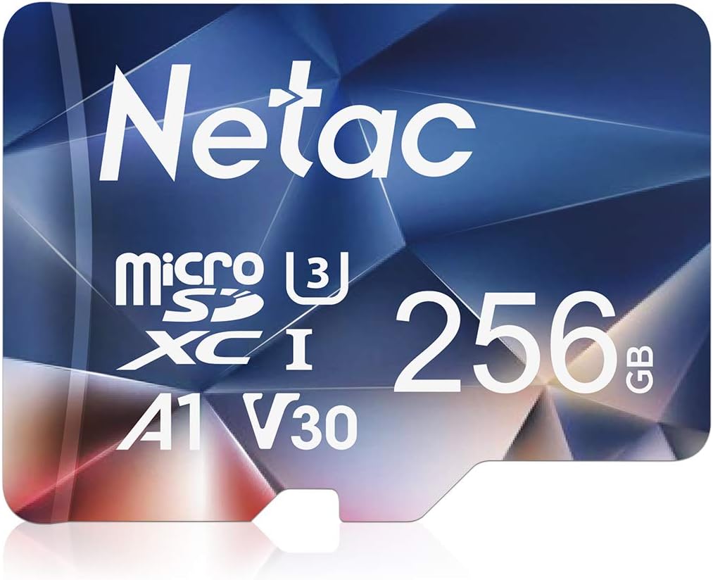 Netac 256GB microSDカード UHS-I U3 A1 V30 Switch対応
