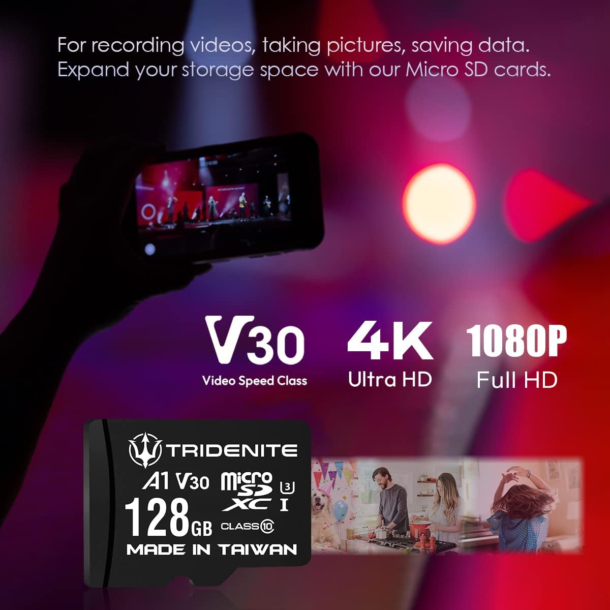 Nintendo Switch対応 128GB microSDカード A1 V30 高速95MB/S 4K動画対応【正規品】