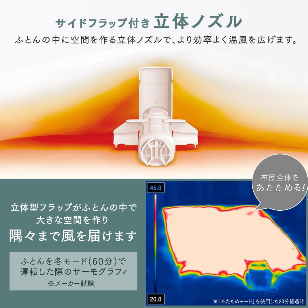 アイリスオーヤマ ふとん乾燥機 カラリエ 布団2組対応 アロマケース付き ホワイト