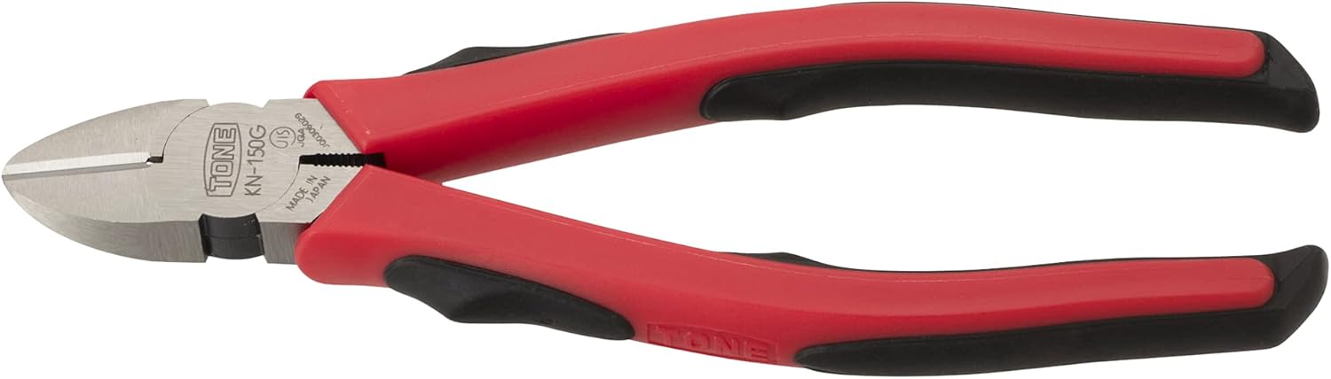強力ニッパマスターグリップタイプ KN-150G レッド 171mm
